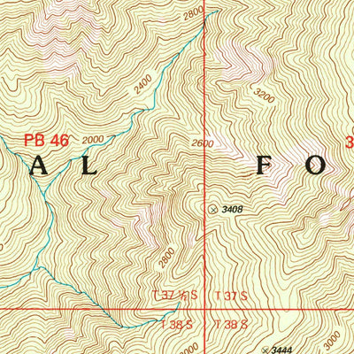 United States Geological Survey Tincup Peak, OR (1998, 24000-Scale) digital map