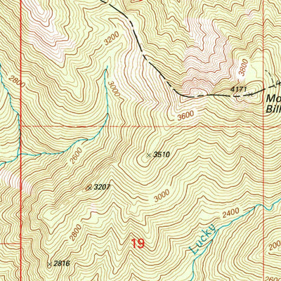 United States Geological Survey Tincup Peak, OR (1998, 24000-Scale) digital map