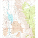 United States Geological Survey Tinemaha Reservoir, CA (1990, 24000-Scale) digital map