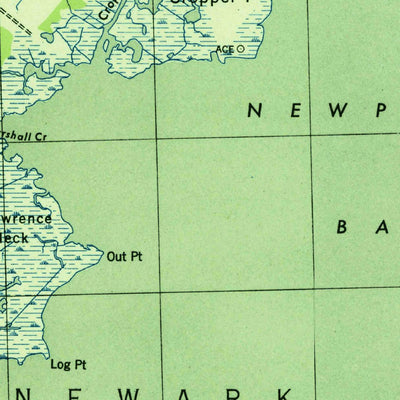 United States Geological Survey Tingles Island, MD (1943, 31680-Scale) digital map