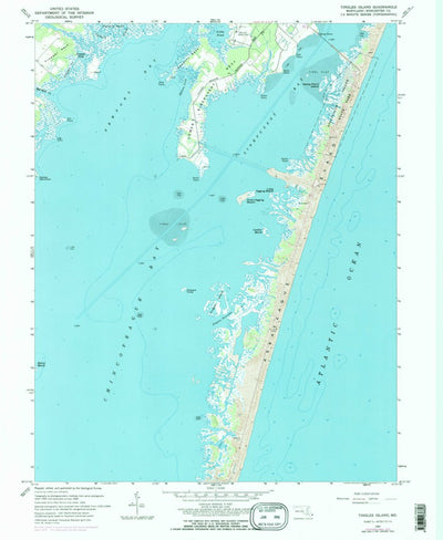 United States Geological Survey Tingles Island, MD (1964, 24000-Scale) digital map