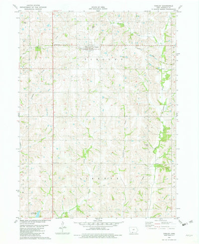United States Geological Survey Tingley, IA (1981, 24000-Scale) digital map