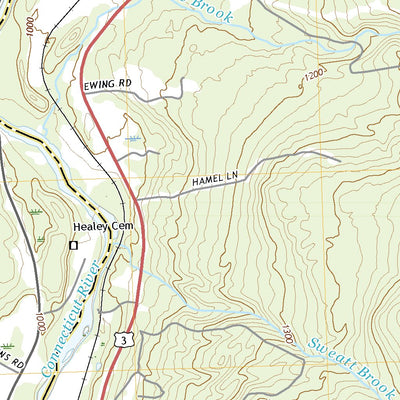 United States Geological Survey Tinkerville, NH (2021, 24000-Scale) digital map