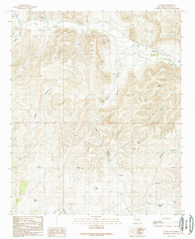 United States Geological Survey Tinnie, NM (1989, 24000-Scale) digital map