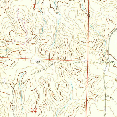 United States Geological Survey Tinsman, AR (1973, 24000-Scale) digital map