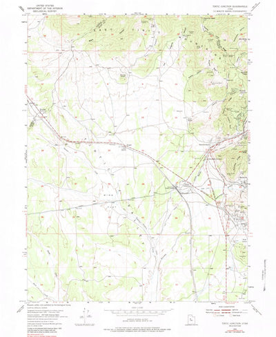 United States Geological Survey Tintic Junction, UT (1954, 24000-Scale) digital map