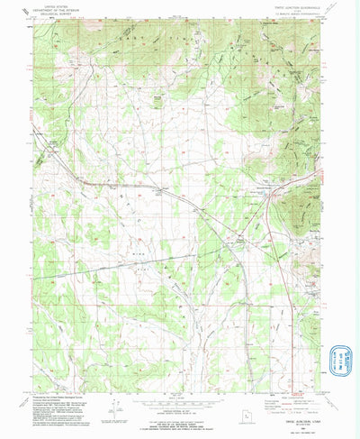 United States Geological Survey Tintic Junction, UT (1992, 24000-Scale) digital map