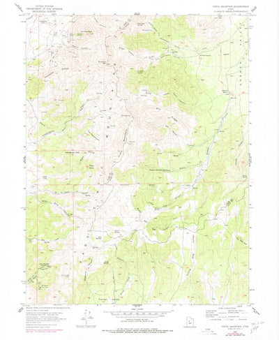United States Geological Survey Tintic Mountain, UT (1954, 24000-Scale) digital map