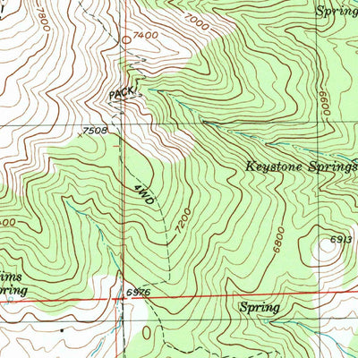 United States Geological Survey Tintic Mountain, UT (1992, 24000-Scale) digital map