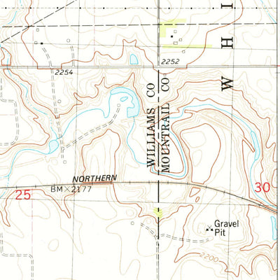 United States Geological Survey Tioga, ND (1979, 24000-Scale) digital map