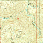 United States Geological Survey Tioga, OR (1990, 24000-Scale) digital map