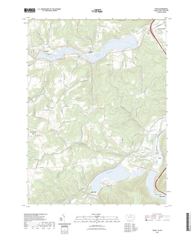 United States Geological Survey Tioga, PA (2023, 24000-Scale) digital map