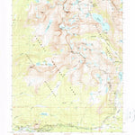 United States Geological Survey Tioga Pass, CA (1990, 24000-Scale) digital map