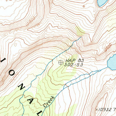 United States Geological Survey Tioga Pass, CA (1992, 24000-Scale) digital map