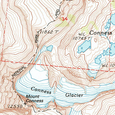 United States Geological Survey Tioga Pass, CA (1992, 24000-Scale) digital map