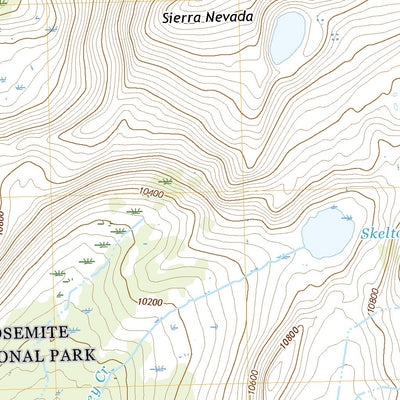 United States Geological Survey Tioga Pass, CA (2021, 24000-Scale) digital map