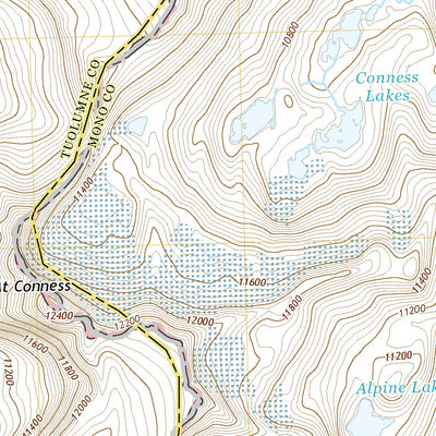 United States Geological Survey Tioga Pass, CA (2021, 24000-Scale) digital map