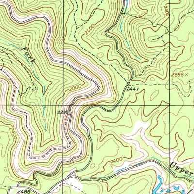 United States Geological Survey Tioga, WV (1997, 24000-Scale) digital map