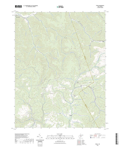 United States Geological Survey Tioga, WV (2023, 24000-Scale) digital map
