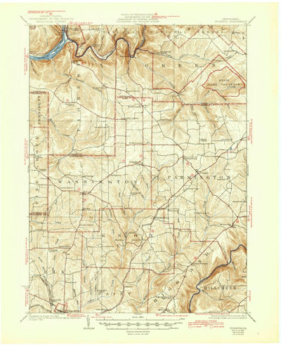 United States Geological Survey Tionesta, PA (1924, 62500-Scale) digital map