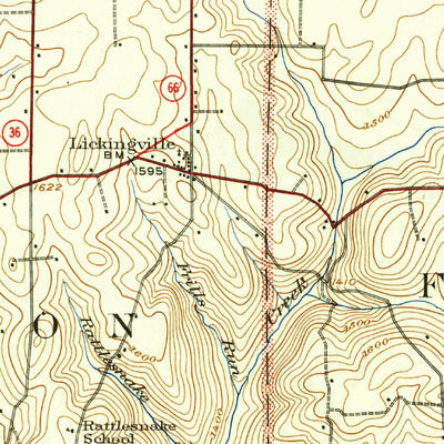 United States Geological Survey Tionesta, PA (1924, 62500-Scale) digital map