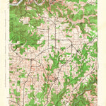 United States Geological Survey Tionesta, PA (1946, 62500-Scale) digital map