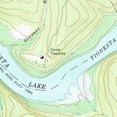 United States Geological Survey Tionesta, PA (1967, 24000-Scale) digital map