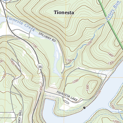 United States Geological Survey Tionesta, PA (2023, 24000-Scale) digital map