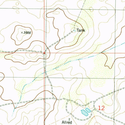 United States Geological Survey Tip Top Wells, NM (1984, 24000-Scale) digital map