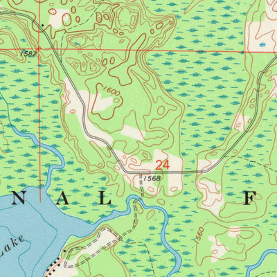 United States Geological Survey Tipler, WI-MI (1970, 24000-Scale) digital map