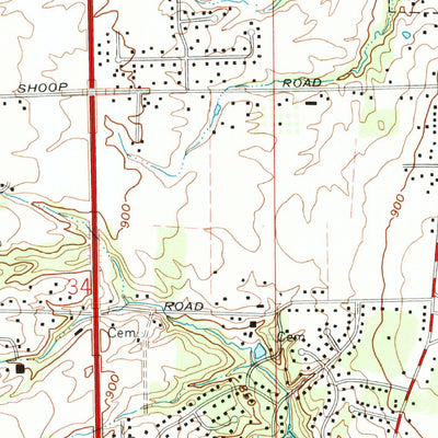 United States Geological Survey Tipp City, OH (1965, 24000-Scale) digital map