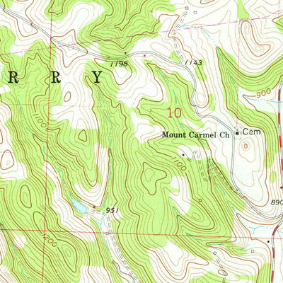 United States Geological Survey Tippecanoe, OH (1961, 24000-Scale) digital map