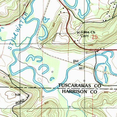 United States Geological Survey Tippecanoe, OH (1994, 24000-Scale) digital map
