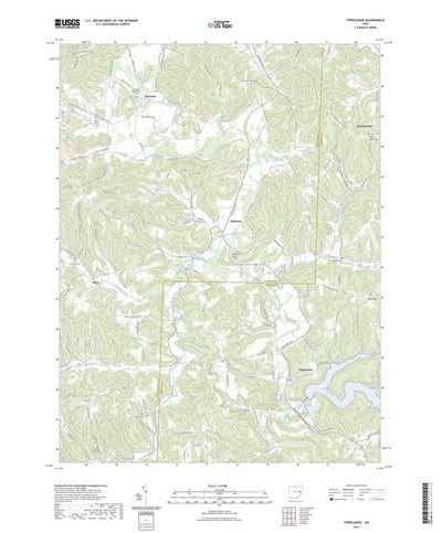 United States Geological Survey Tippecanoe, OH (2023, 24000-Scale) digital map