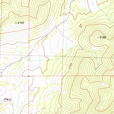 United States Geological Survey Tippett Canyon, NV (1981, 24000-Scale) digital map