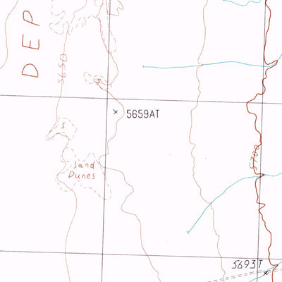 United States Geological Survey Tippett, NV (1986, 24000-Scale) digital map