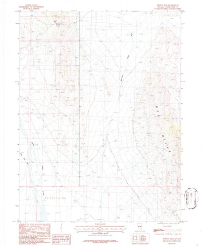 United States Geological Survey Tippett Pass, NV (1986, 24000-Scale) digital map