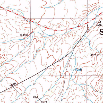 United States Geological Survey Tippipah Spring, NV (1986, 24000-Scale) digital map