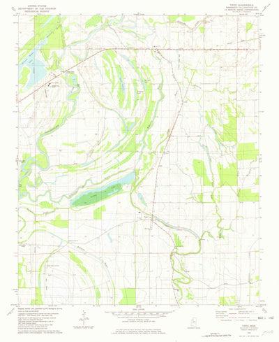 United States Geological Survey Tippo, MS (1981, 24000-Scale) digital map