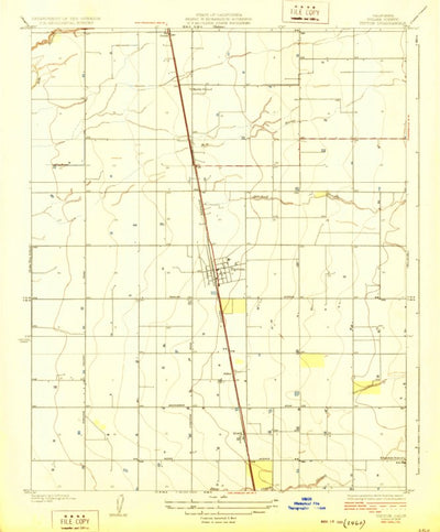 United States Geological Survey Tipton, CA (1928, 31680-Scale) digital map