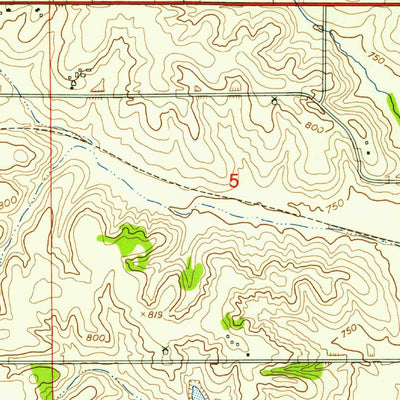 United States Geological Survey Tipton East, IA (1953, 24000-Scale) digital map
