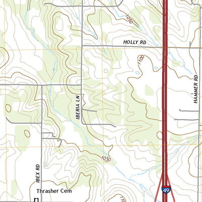 United States Geological Survey Tipton Ford, MO (2021, 24000-Scale) digital map