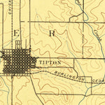 United States Geological Survey Tipton, IA (1889, 62500-Scale) digital map