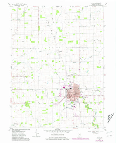 United States Geological Survey Tipton, IN (1960, 24000-Scale) digital map