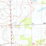 United States Geological Survey Tipton, MI (1980, 24000-Scale) digital map