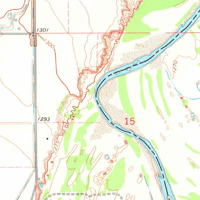 United States Geological Survey Tipton, OK (1964, 24000-Scale) digital map