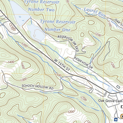 United States Geological Survey Tipton, PA (2023, 24000-Scale) digital map
