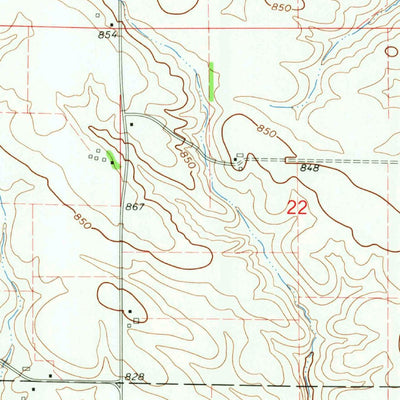 United States Geological Survey Tipton West, IA (1965, 24000-Scale) digital map