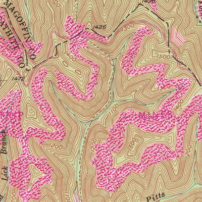 United States Geological Survey Tiptop, KY (1951, 24000-Scale) digital map