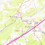 United States Geological Survey Tiptop, VA (1958, 24000-Scale) digital map
